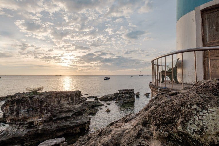 Sunset at Dinh Cau Shrine