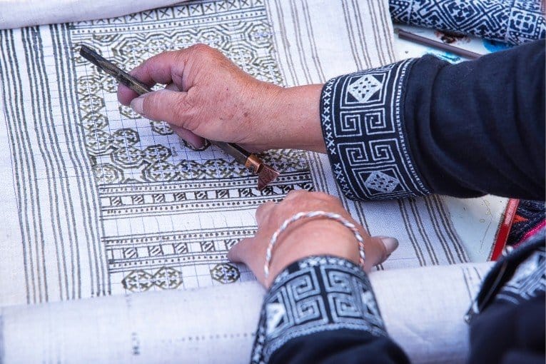 Black Hmong Batik Class