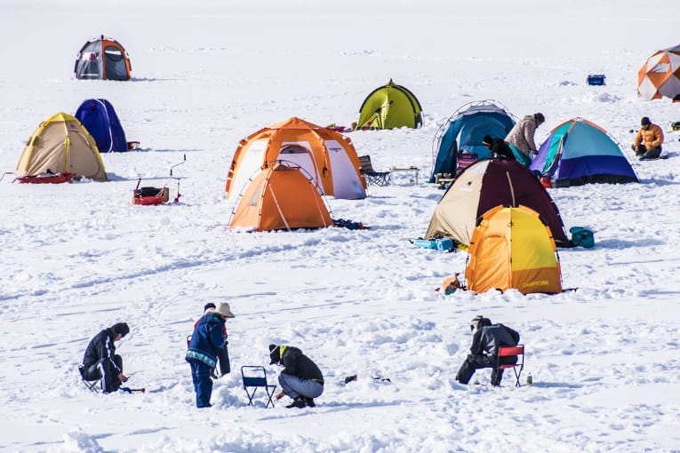 go ice fishing