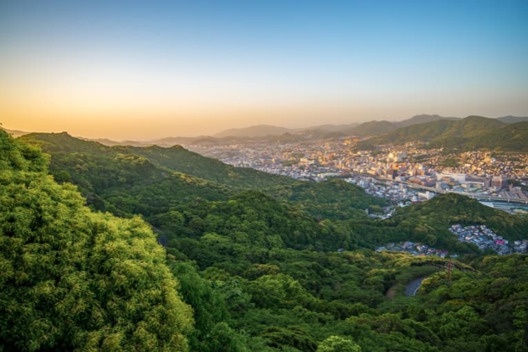 nagasaki rope way to mount inasa