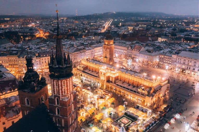 main market square christmas market krakow