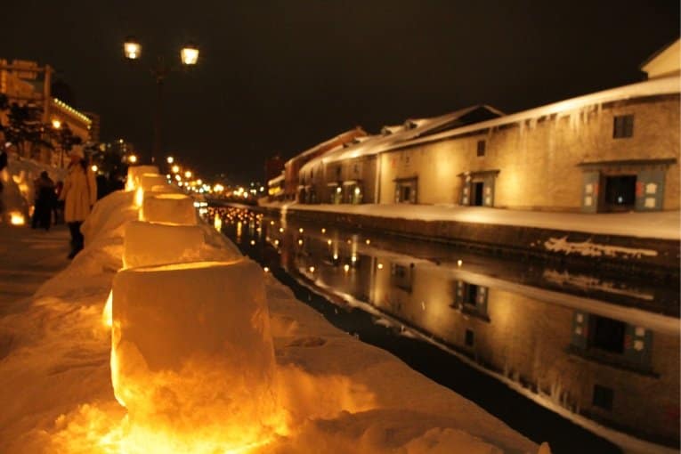 otaru snow light path festival 2